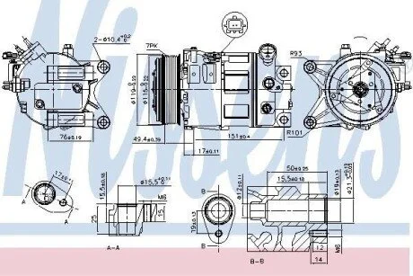 Компресор кондиціонера Nissens 890226