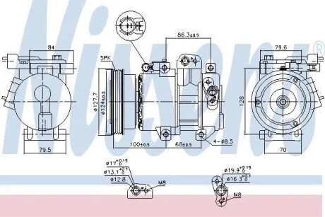 Компресор кондиціонера Nissens 890232
