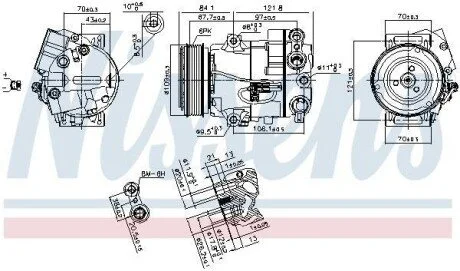 Компресор кондиціонера Nissens 890259