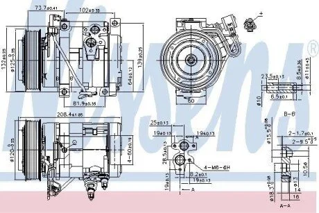 Компресор кондиціонера Nissens 890332
