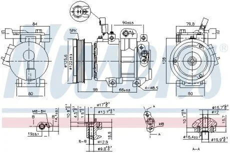 Компресор кондиціонера Nissens 890684