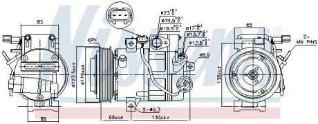 Компресор кондиціонера Nissens 890687