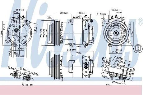 Компресор кондиціонера Nissens 89569