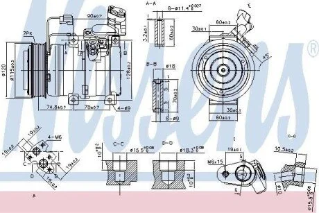 Компресор кондиціонера Nissens 89586