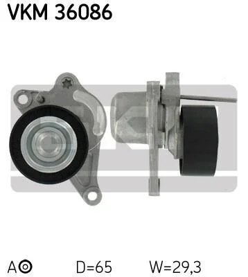 Роликовий модуль натягувача ременя SKF VKM 36086 (фото 1)