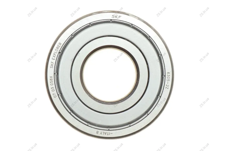 Підшипник кульковий d>30 SKF 6305-2Z (фото 1)