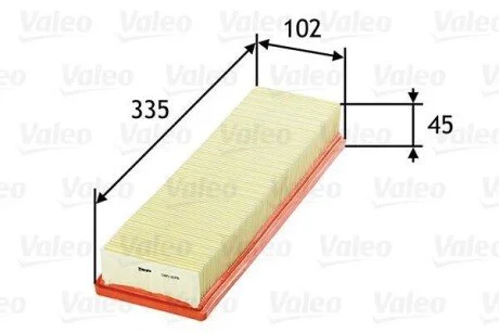 Фільтр повітряний Valeo 585078
