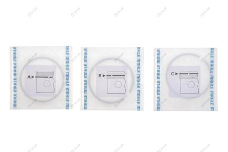 Кільця поршневі Knecht/Mahle 033 19 N3