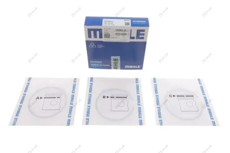 Кільця поршневі Knecht/Mahle 040 25 N0