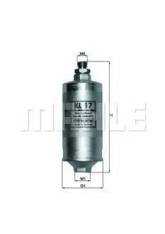 Фільтр паливний Knecht/Mahle KL17