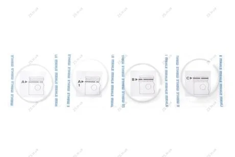 Кільця поршневі Knecht/Mahle 013 RS 10101 0N0