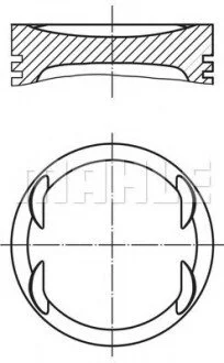 Поршень Knecht/Mahle 030 99 00