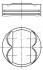 Поршень Knecht/Mahle 011 PI 00105 000 (фото 1)