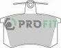 Колодки гальмівні дискові PROFIT 5000-0222 (фото 1)