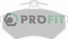 Колодки гальмівні дискові PROFIT 5000-0775 (фото 1)