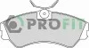 Колодки гальмівні дискові PROFIT 5000-0785 (фото 1)