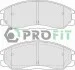 Колодки гальмівні дискові PROFIT 5000-1605 (фото 1)