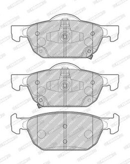 Комплект гальмівних колодок з 4 шт. дисків FERODO FDB4868