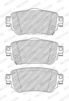 Комплект гальмівних колодок з 4 шт. дисків FERODO FDB4842