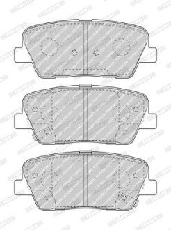 Комплект гальмівних колодок з 4 шт. дисків FERODO FDB4391