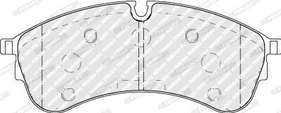 Колодки гальмівні дискові (комплект 4 шт) FERODO FVR5105