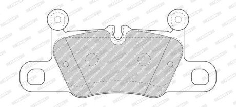 Колодки гальмівні дискові (комплект 4 шт) FERODO FDB4970
