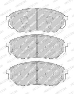 Колодки гальмівні дискові (комплект 4 шт) FERODO FDB4983