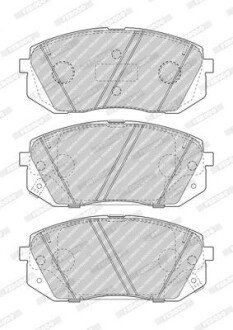 Колодки гальмівні дискові (комплект 4 шт) FERODO FDB5039