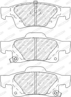 Колодки гальмівні дискові FERODO FDB4819