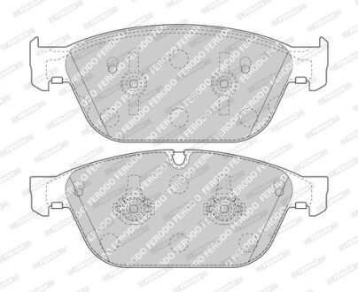 Колодки гальмівні дискові FERODO FDB4969