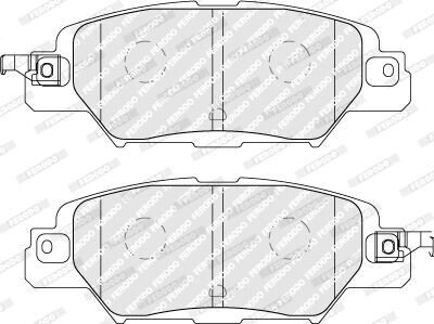 Колодки гальмівні дискові FERODO FDB5116