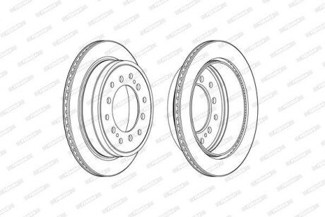 Гальмівний диск FERODO DDF2505C
