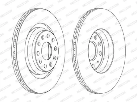 Гальмівний диск FERODO DDF1503C