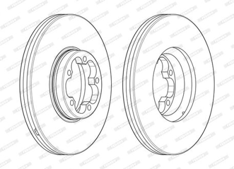Диск гальмівний FERODO DDF2468-1