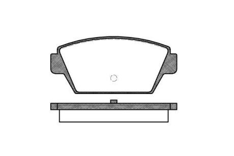 Колодка гальм. диск. ISUZU MIDI MITSUBISHI COLT, ECLIPSE, GALANT, LANCER задн. REMSA 0215.00