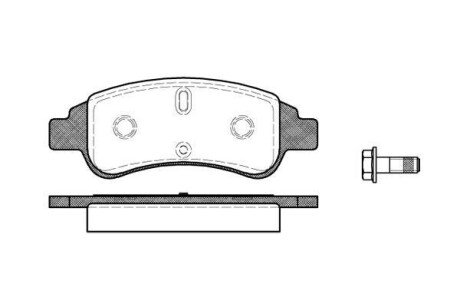 Колодка гальм. диск. CITROEN C4, PEUGEOT PARTNER передн. REMSA 0840.30