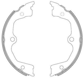 Колодки гальмівні барабанні REMSA 4626.00
