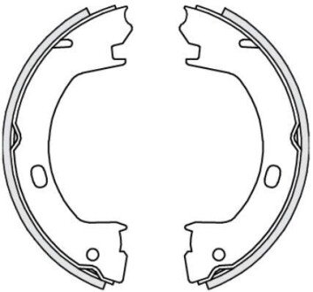 Колодки гальмівні барабанні REMSA 4739.00