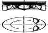 Поршень з кільцями VAG 82.51 CADA/CCZA/CDZA/CAWB/CBFA/CBL/CCTA/CCTB/CCZB/CCZC PIN 21MM (KS) KOLBENSCHMIDT 40247600 (фото 1)