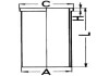 Гільза поршнева MB 89.0 2.3D/TD/2.9D/TD OM601/OM602 A=91.5 C=94.05 L=156.5 H=4.7 (KS) KOLBENSCHMIDT 89456190 (фото 1)