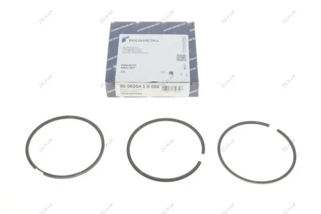 Кільця поршневі VW 81.0 2,0/2,5i (1.75/2/3) AAC/AAF/AEU (KS) KOLBENSCHMIDT 800026410000