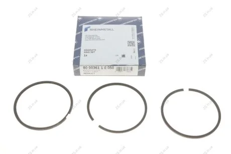 Кільця поршневі RENAULT 80.5 (2.5/2/3) 1.9DCI F9Q (KS) KOLBENSCHMIDT 800036110050