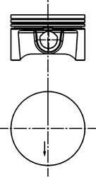 Поршень KOLBENSCHMIDT 40388610