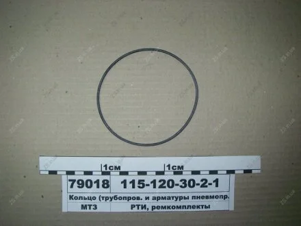 Кільце (трубопров. і арматури пневмопр. Гальм) Рось-гума 115-120-30-2-1