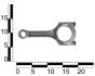 Шатун с крышкой Daewoo Nexia, Lanos, Chevrolet Aveo, Lacetti 1.5, 1.6 OEM 94580740-OEM (фото 2)