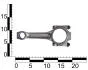 Шатун с крышкой ВАЗ 2101-07 OEM 21010-1004045-OEM (фото 2)