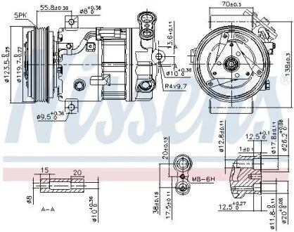 Компресор кондиціонера Nissens 89577