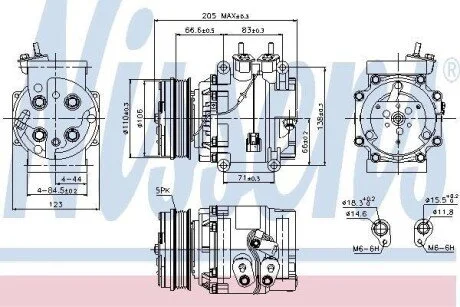 Компресор кондиціонера Nissens 89235