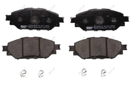 Колодки гальмівні дискові (комплект 4 шт) FERODO FDB4936