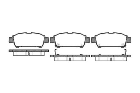 Колодки гальмівні дискові REMSA 0820.02